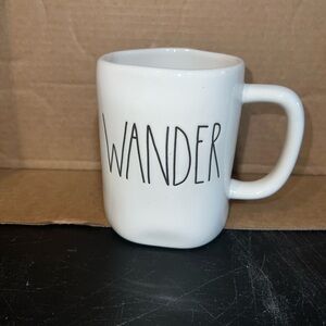 Rae Dunn White 'Wander' Mug